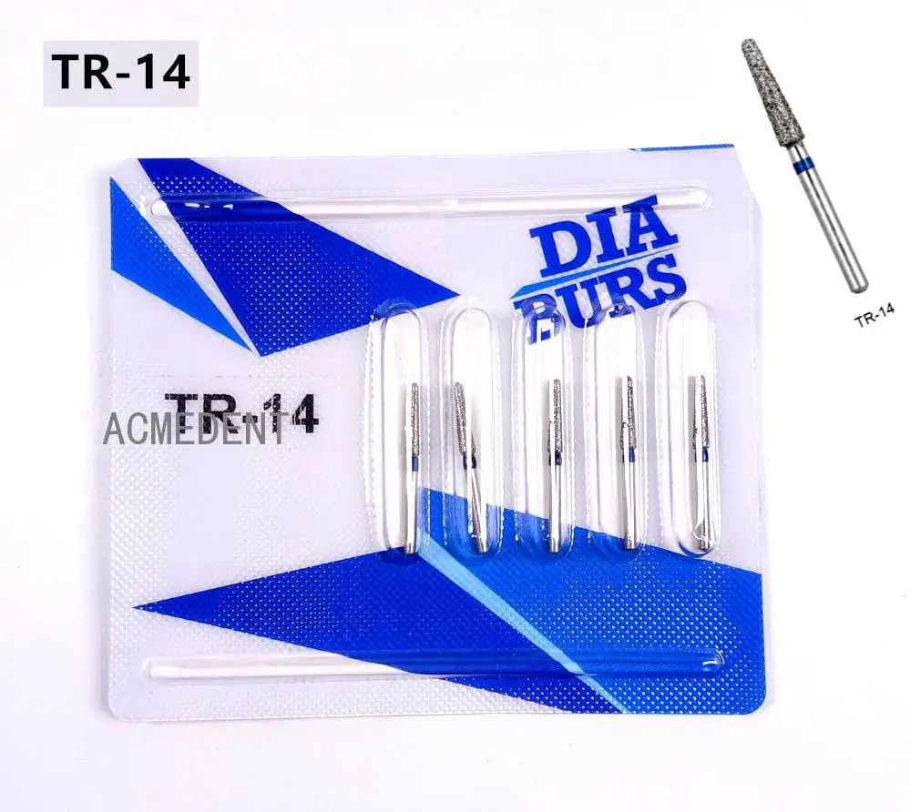 5 шт./карточка стоматологические серебряные алмазные буры |