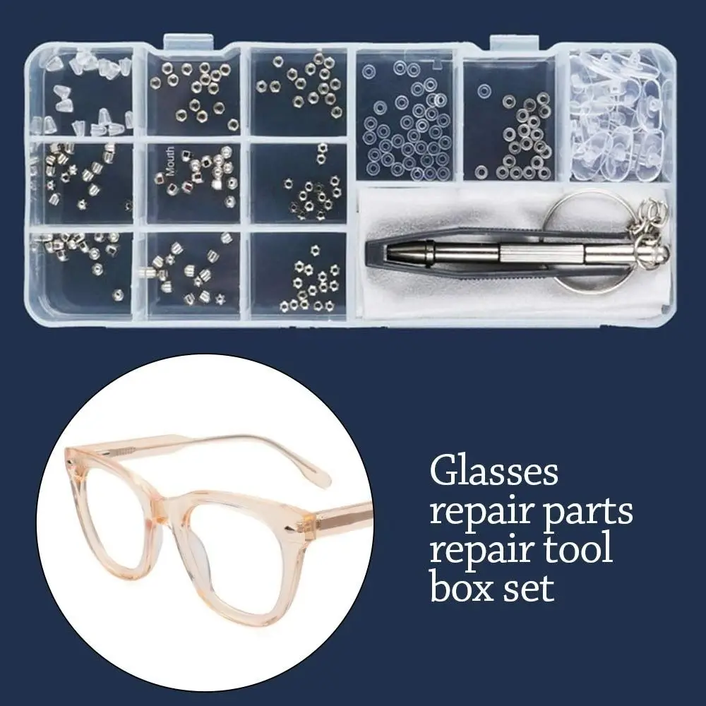 

Glasses Sunglasses Spectacles Watch Screws Sets Screw Nut Eyeglasses Repairing Set Repair Kit Tool Glasses Repair