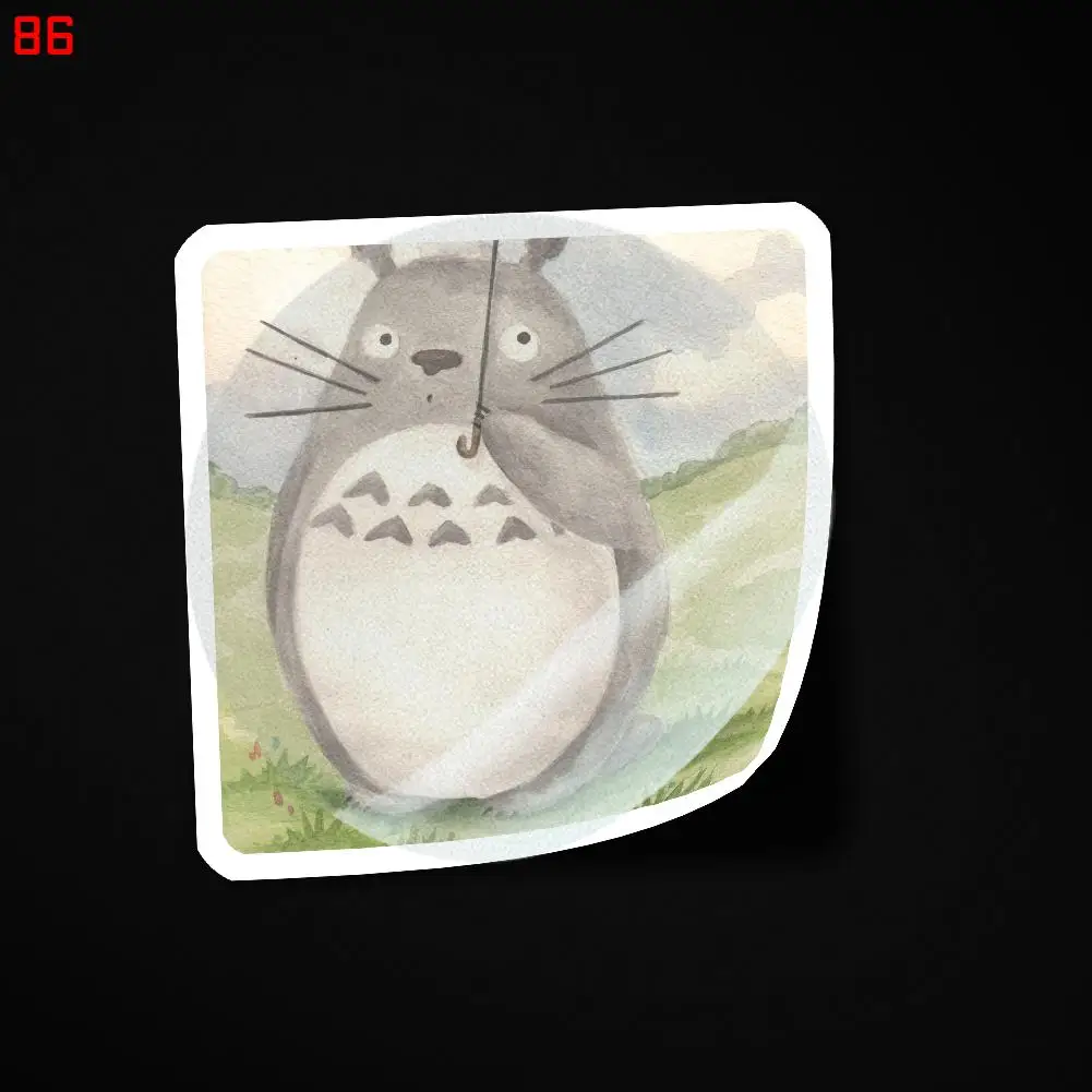 

Наклейка TOTORO 00086 для ноутбука, декор для спальни, автомобиля, милый мультяшный модный чемодан для общественных мест