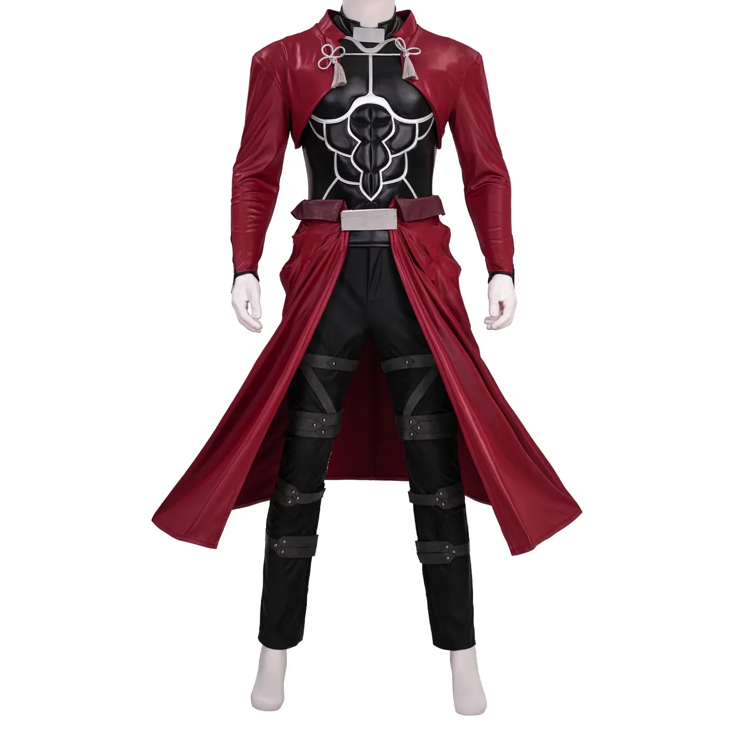 Фото Аниме Fate/Stay Night Red Archer Emiya Shirou, полный комплект игрового наряда, карнавальный костюм, парики, обувь, аксессуары, Хэллоуин для женщин и мужчин №2