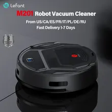 Lefant Робот-пылесос для дома, автоматическая роботизированная база 1800pa WiFi / приложение, тихий мини-робот-пылесос для домашних животных волос M201