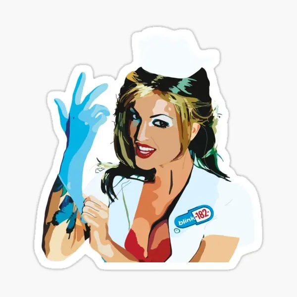 Blink 182 клизма государства для девочек 5 шт. наклейки окна фон мультяшный принт