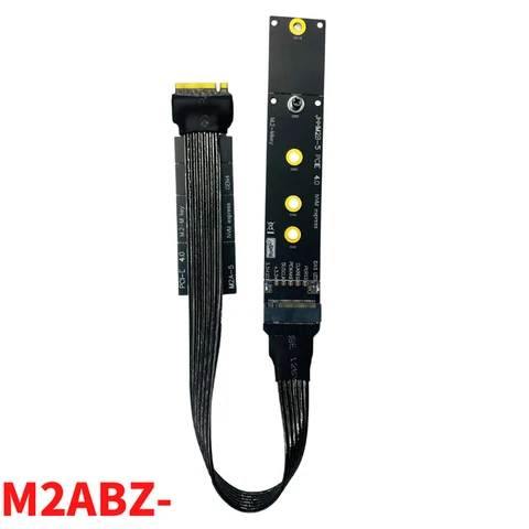 Высокоскоростной кабель-удлинитель для M.2 NVMe Φ к PCIE 4,0 Gen4.0 экранированный M.2 PCI-e 2230 2242 2260 2280 22110 SSD адаптер шнур