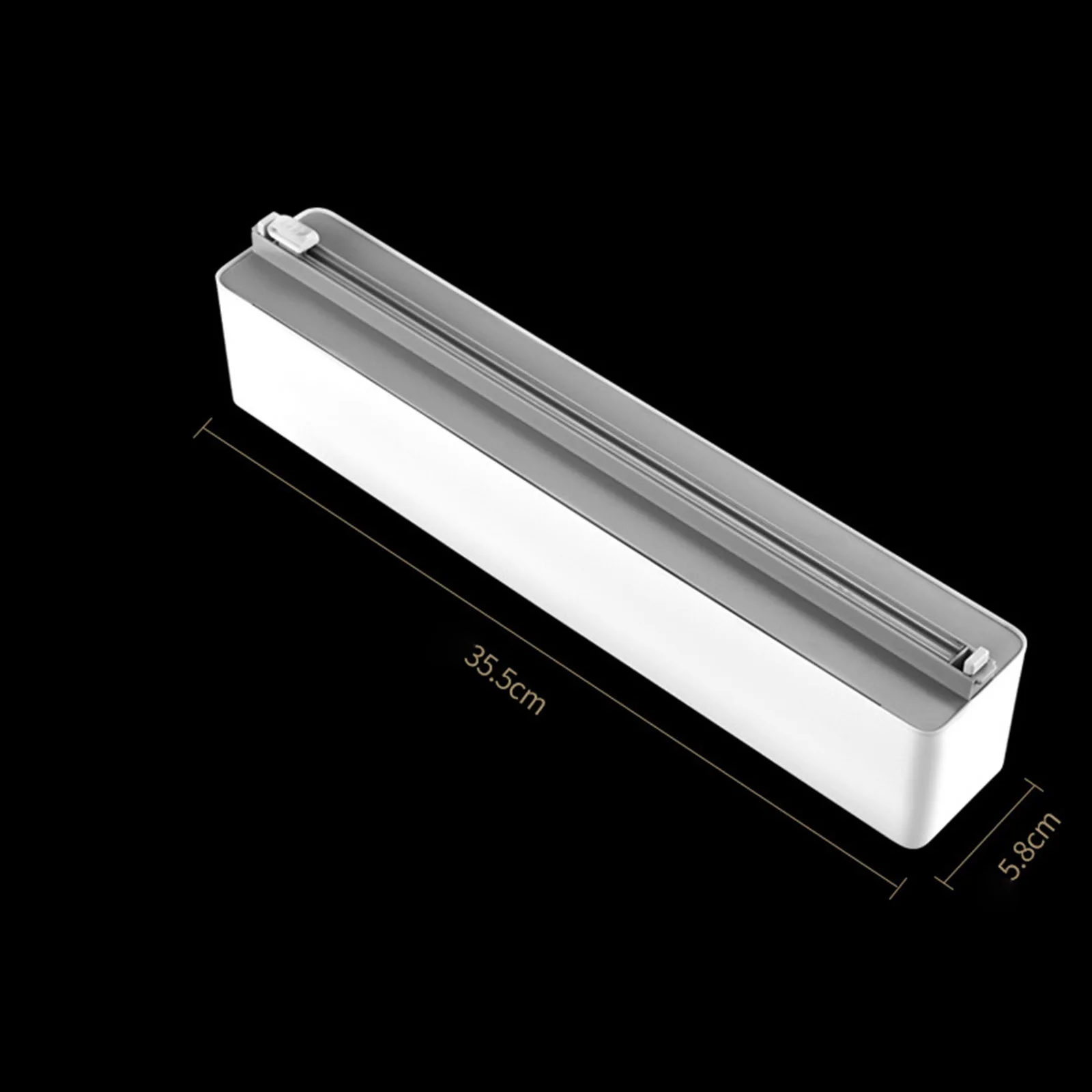 

Kitchen Food Cling Film Wrap Dispenser Food Wrap Dispenser Cutter Plastic Sharp Fixing Foil Cutter Storage Holder Kitchen Access