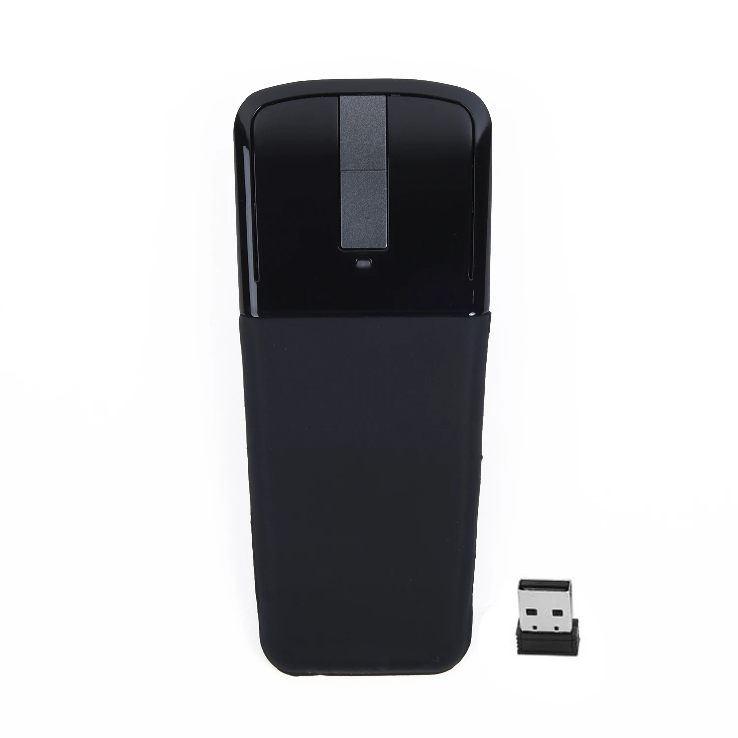 

Bluetooth Upgrade Foldable 3D Arc Wireless Mouse For Phone Surface PC Laptop Wireless Touch Optical Mouse (black)