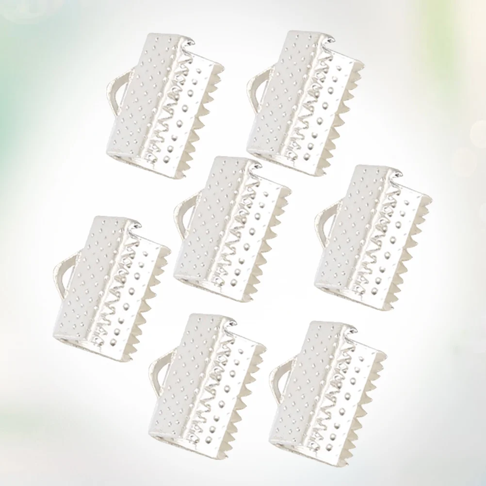 100 шт. зажимы для молнии с покрытием на концах ленты металлические пряжки Mazi