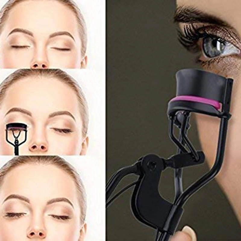 

2022 HOT SALE Eyelash Curler Curl Eye Lash Cosmetic Makeup Eyelash Curler Curling Tweezers Tools Handle