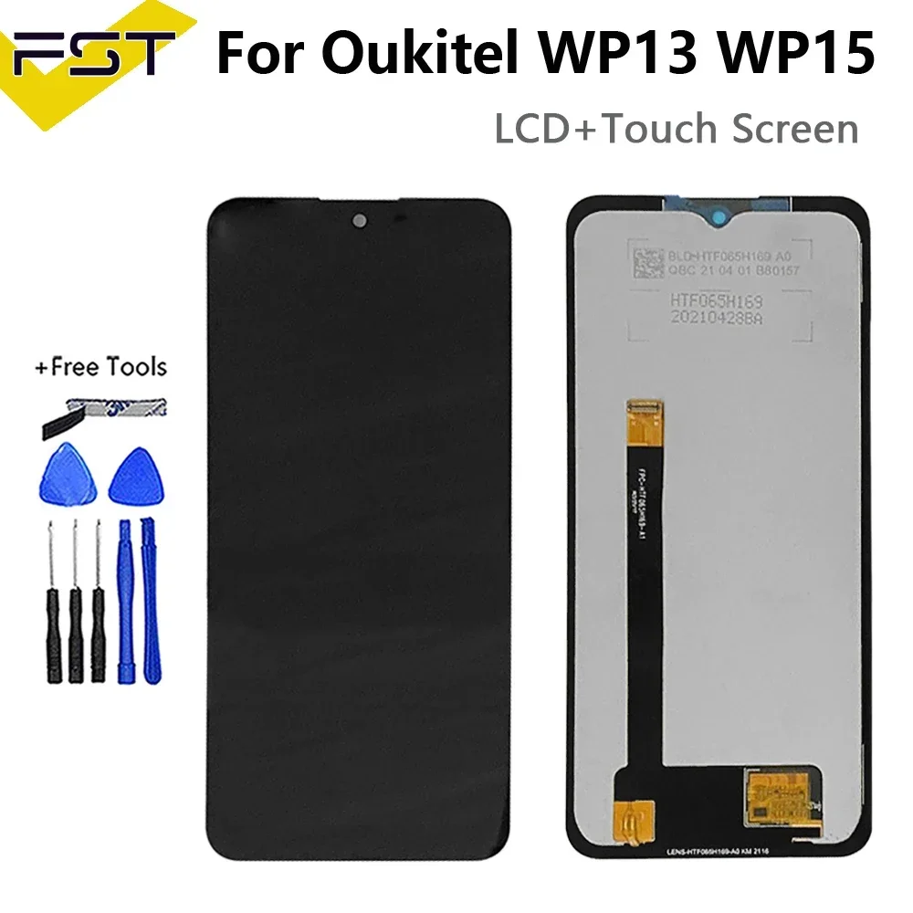 Фото Оригинальный ЖК-дисплей Oukitel WP5 Pro, дигитайзер сенсорного экрана в сборе для Oukitel WP21 WP7 WP8 WP26 WP13 WP15 WP12 WP28 WP19 №5