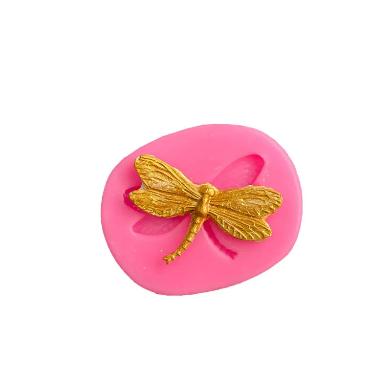

3D Dragonfly Silicone Molds Chocolate Gumpaste Candy Polymer Clay Mold DIY Baking Cupcake Topper Fondant Cake Decorating Tools