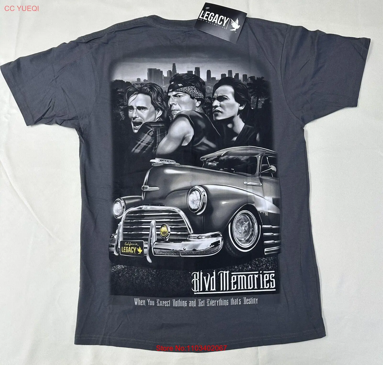 Футболка Blood In Out BLVD Memories Los Angeles Lowrider NWT