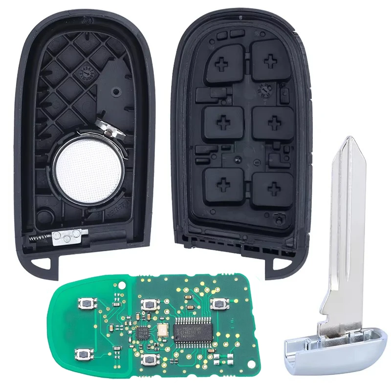 Чип KEYECU 433 МГц ID46 для Chrysler 300 Dodge Charger Journey Challenge Dart Durango Auto Smart Remote Key Fob M3N- 40821302