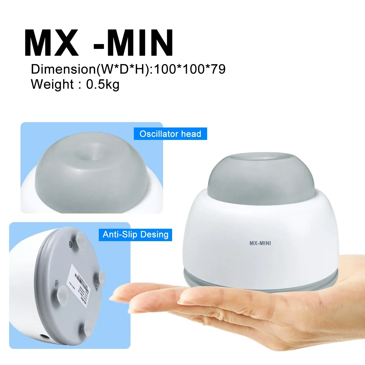 Mx-mini Шейкер для пробирок Смеситель чернил татуировки Мини-вихревая смешивальная