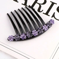 pins clip slide womens crystal hair comb accessories hairpin gift comb gift flower bridal accessories