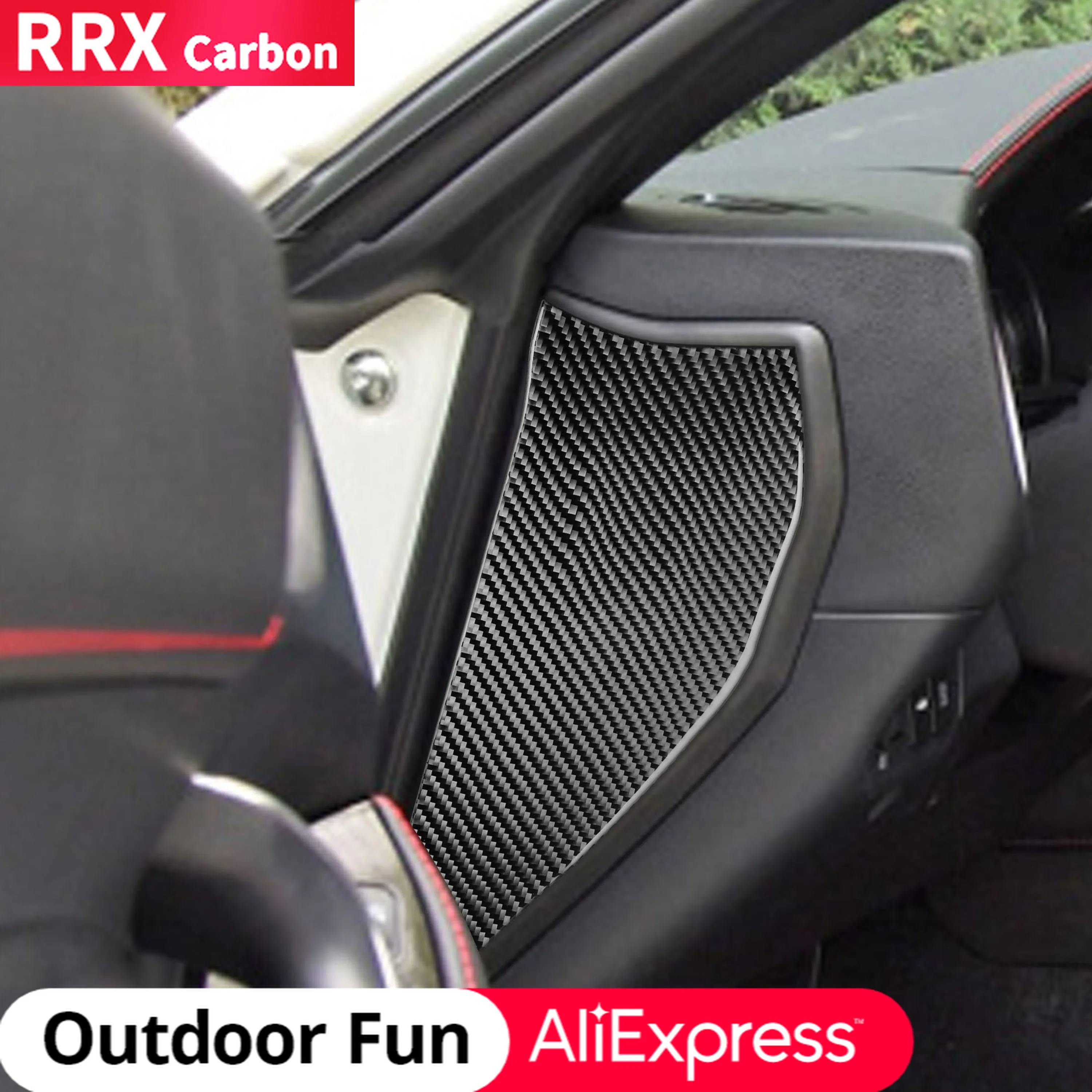 

RRX for Subaru BRZ FRS Toyota GT 86 FT86 2016 2017 2018 2019 2020 Carbon Fiber Dashboard Both Side Protection Car Stickers Trim