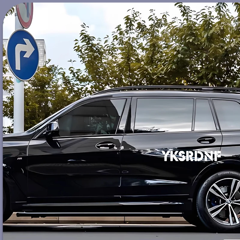 Черные стальные молдинговые полосы shchcg для окон отделочные BMW X7 G07 2019-2023