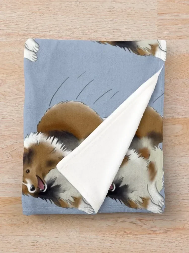 Милый стеллаж одеяло из овечьей шерсти теплые зимние декоративные одеяла