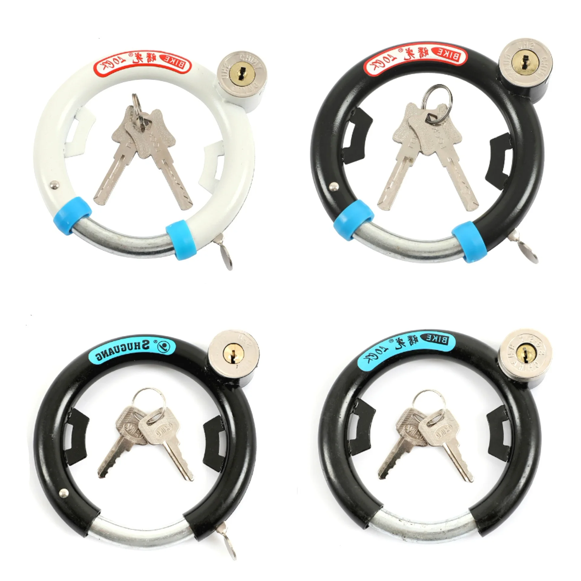 

2022 New Professional Outdoor Riding Mountain Bike Lock Bicycle Steel Pipe Lock Anti-theft Hardware Tool Accessories