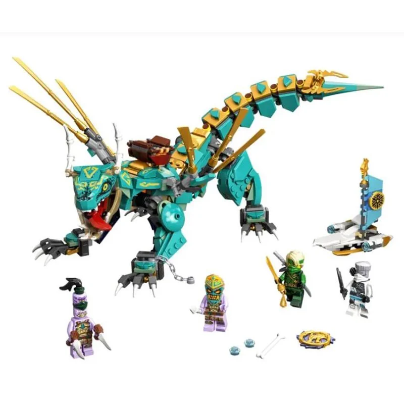 

634 шт., Детский конструктор «Дракон джунглей»