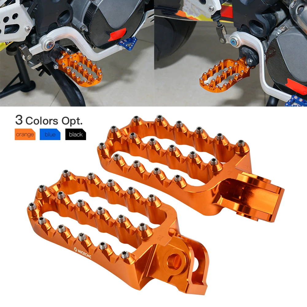 

Motorcycle Forged Footpeg Footrest Foot Pegs For KTM 690 Enduro R Enduro SMC R 2008-2023 2021 2020 690 Supermoto R 2007-2009