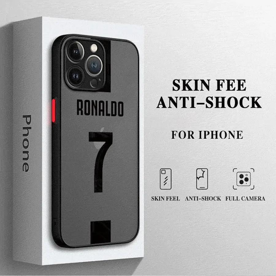 Mr Football CR7-Ronaldo для iPhone 11 12 14 16 15 Pro Max SE 13 Mini 7 8 XR XS 15Pro MAX Plus Мягкий чехол телефона