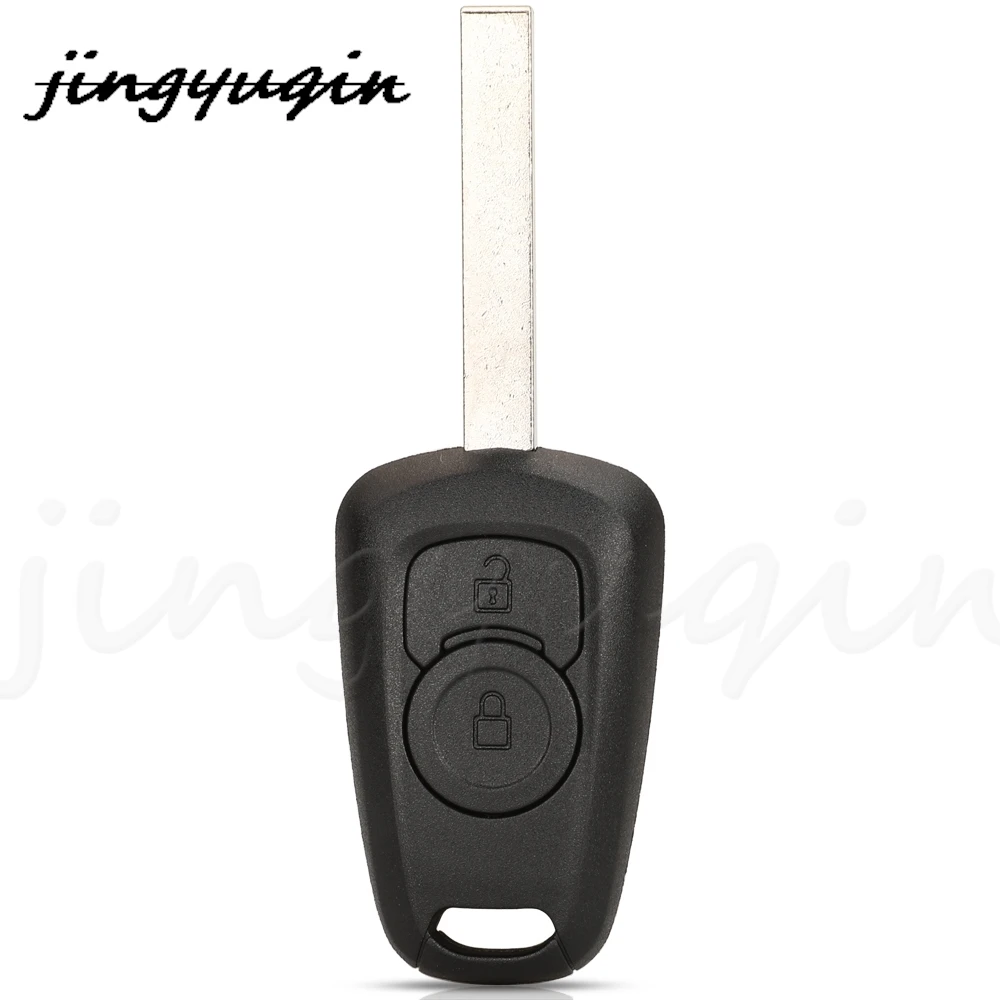 

Jingyuqin 2 кнопки смарт-пульт дистанционного управления автомобильный ключ крышка для Vauxhall Astra K 2015 + с заменой лезвия