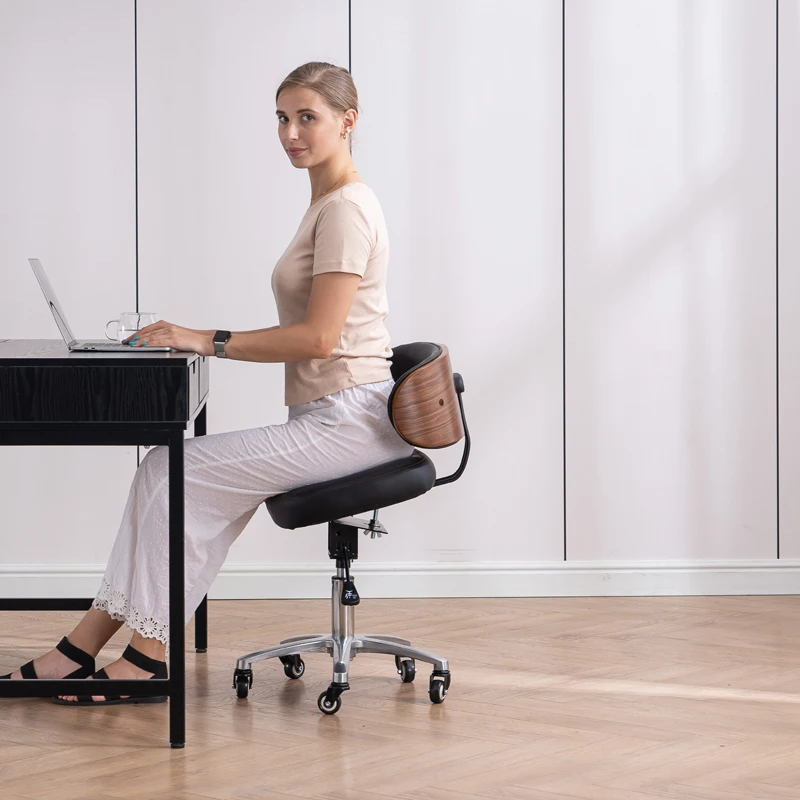 

Ergonomic Saddle Chair Balance Chair Correction Chair Backrest Inclination Adjustment Correction Learning Chair