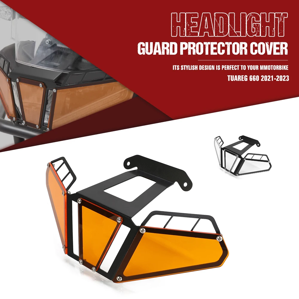 

FOR Aprilia TUAREG 660 TUAREG660 2021 2020 2023 Headlight Head Light Guard Protector Grill Cover NEW Motorcycle Accessories