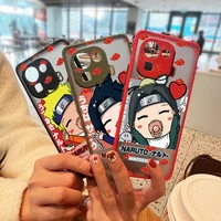 cute cartoon naruto cloud for xiaomi mi poco x3 f3 gt nfc gt 11 11t 10 10s 10t ultra lite pro 9 8 frosted translucent phone case