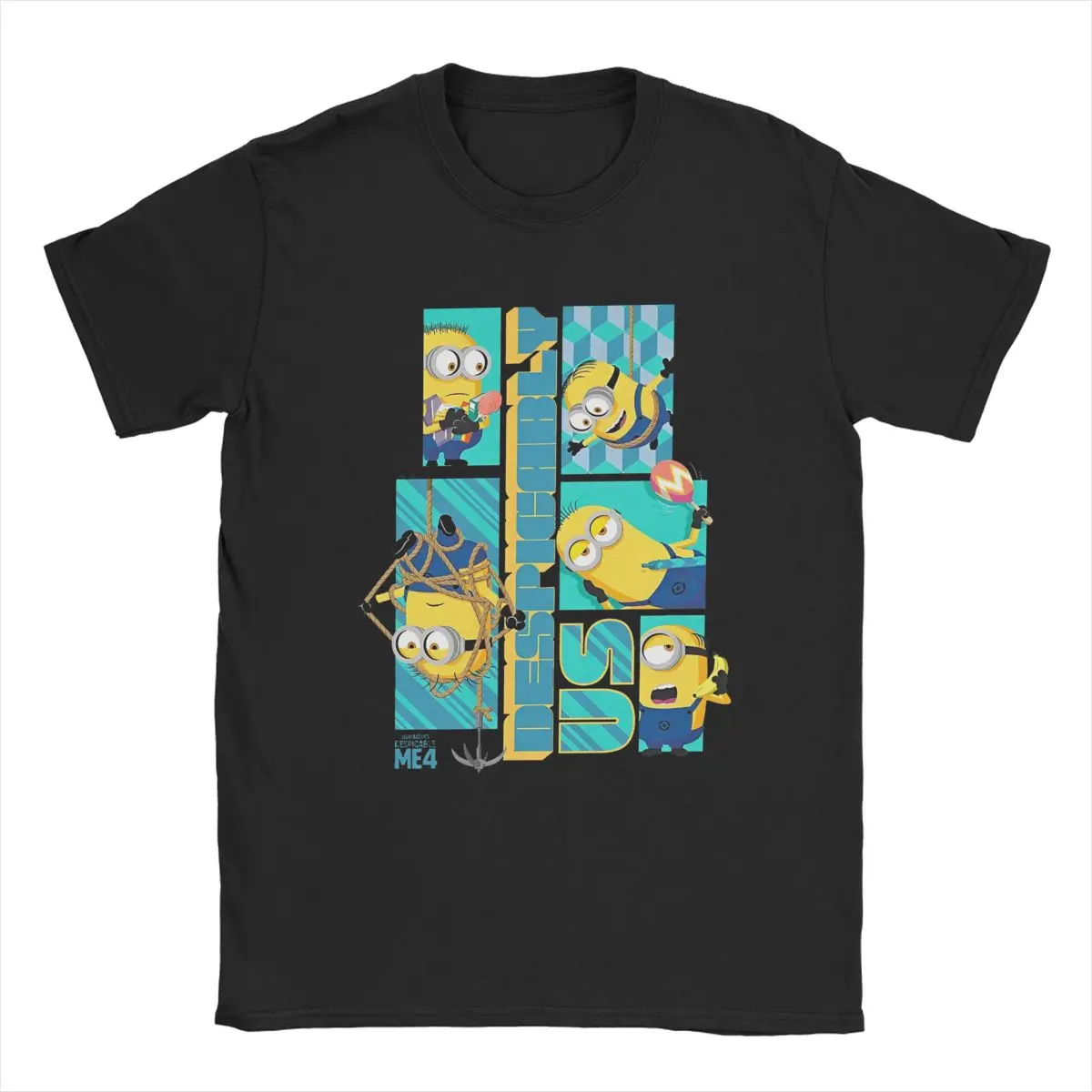 Minionsed Гадкий 4 США Футболка мужская 2024 новая крутая футболка с рисунком из