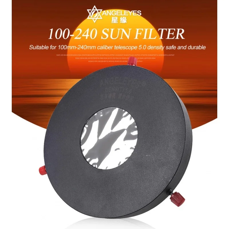 Celestron  Adjustable 100-240mm Solar Filter Sun Film For 4 
