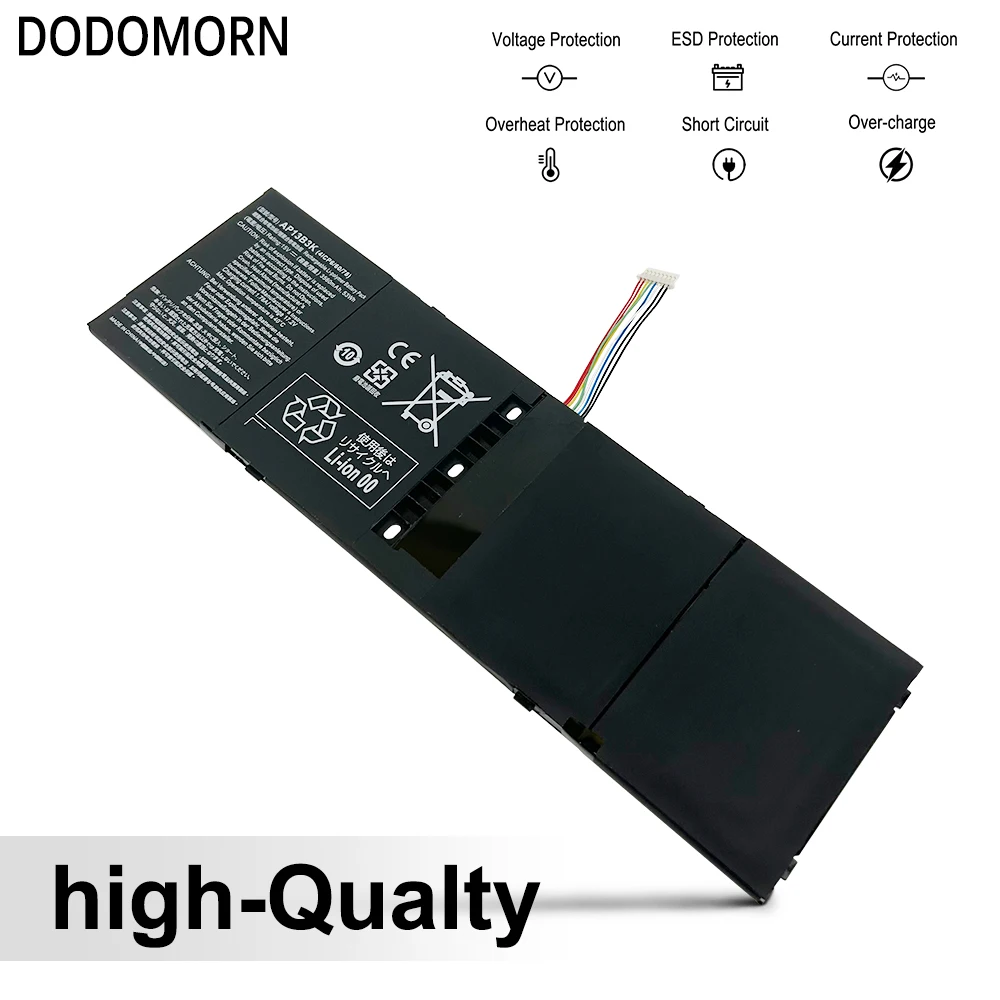 Фото DODOMORN AP13B3K аккумулятор для ноутбука Acer Aspire M5-583 R7-571 R7-572 V5-452 V5-472 V5-552 V7-481 V7-582 Высокое качество 53 Втч 15 В №3