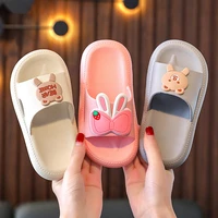 children slippers cartoon home shoes for boy girl summer non slip indoor soft house slippers beach child adults kids baby slides