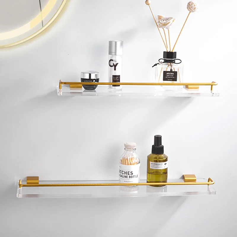 

Wall Mounted Bathroom Shelves Organizer Basket Bedroom Shelves Decorative Living Room Hair Dryer Etagere Murale bath accessories