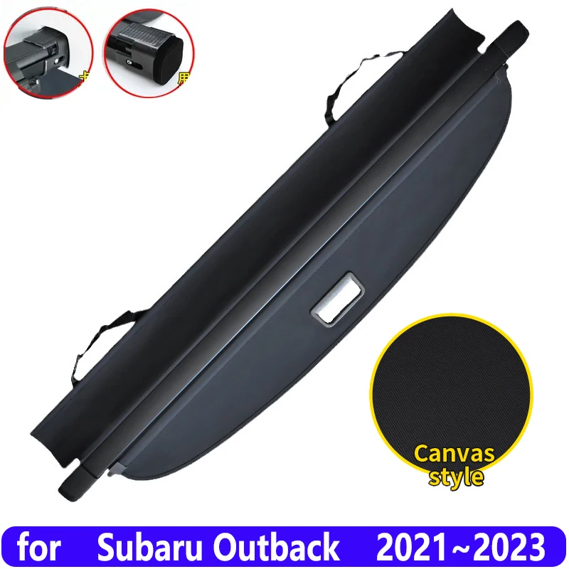

Аксессуары для Subaru Outback BT 2023, 6 2021 2022, занавеска в багажник автомобиля, грузовая крышка, выдвижная защитная перегородка для хранения багажа
