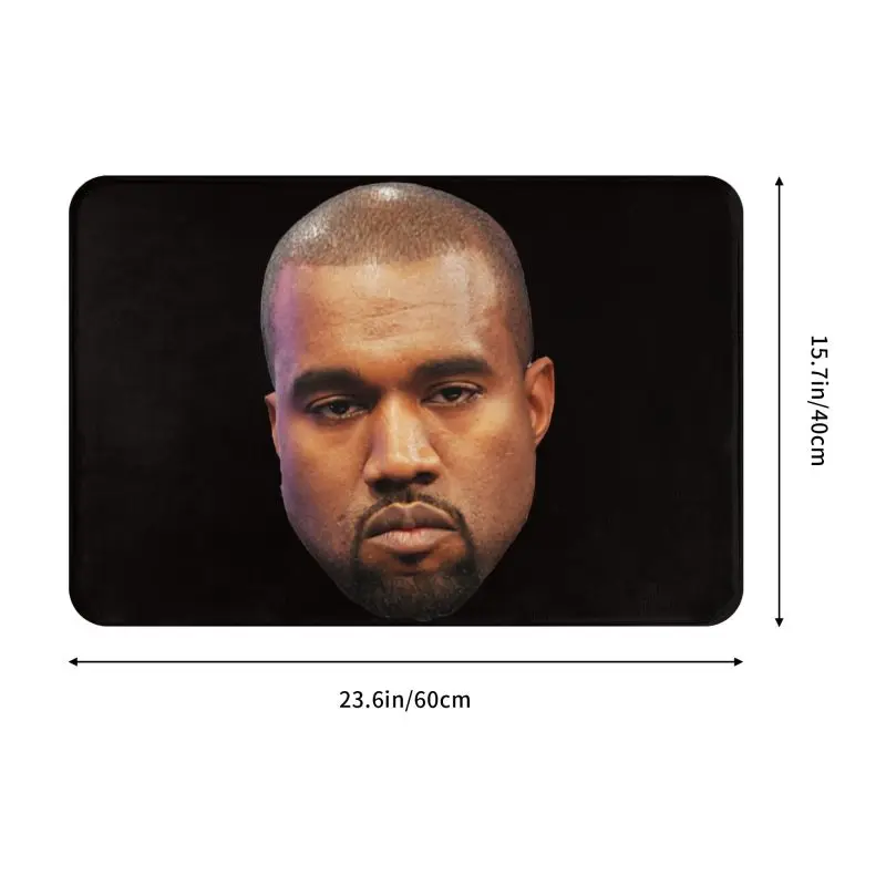 Пользовательский Kanye West забавный мем коврик для передней двери