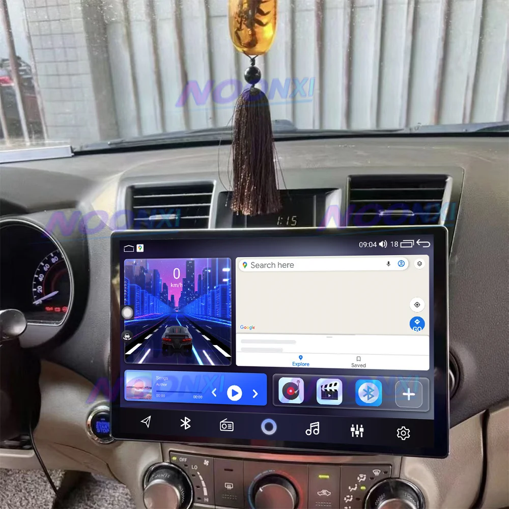 Для Toyota Highlander Kluger 3 XU50 2007-2019 все в одном автомобильное радио 2 K экран 1920x1200 Android 13