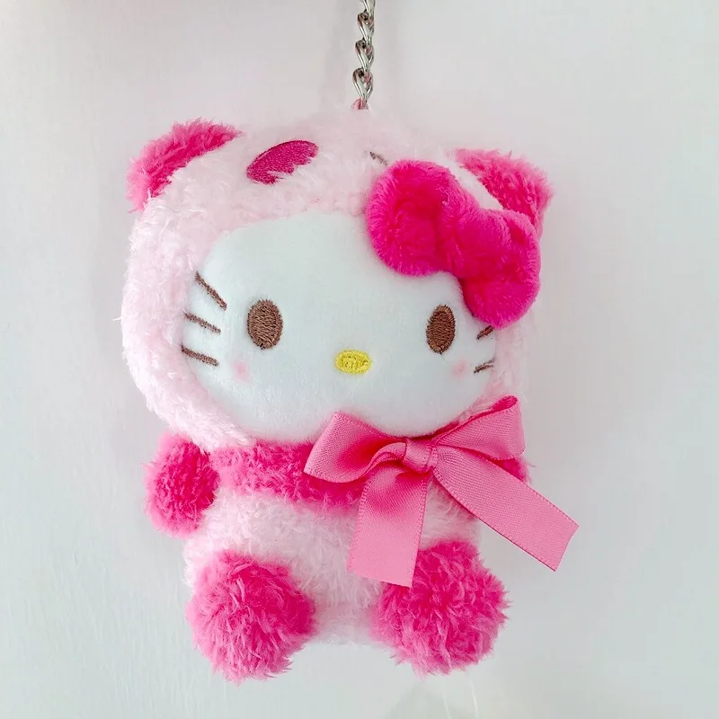 Cute Sanrio Plush Toys Cute Kuromi Plushie Keychain Sanrio Accessories Home Decor Stuffed Pp Cotton Doll Gifts for Girl