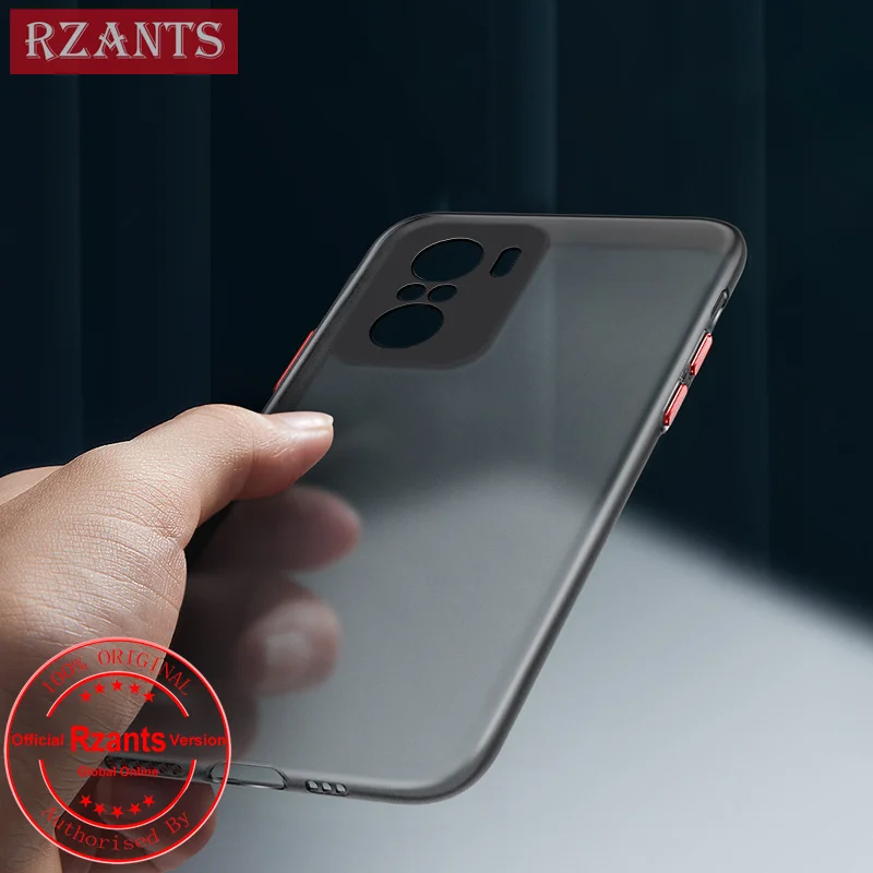 Матовый чехол Rzants для Xiaomi Poco F3 MI 11i 11X Pro Ультратонкий матовый полупрозрачный