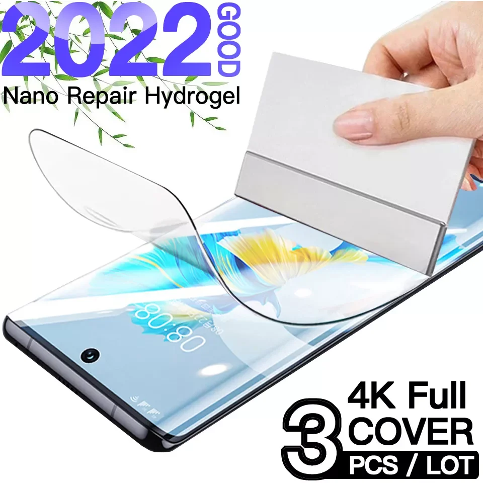 

3 Pieces Screen Protector For Samsung Galaxy S21 S22 Ultra S20 Fe A51 A72 A52 A12 A50 S10 Plus A32 Hydrogel A71 A52s Note 9 20