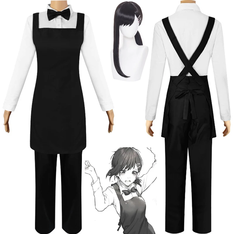 

Костюм для косплея официанта из аниме «бензопила»