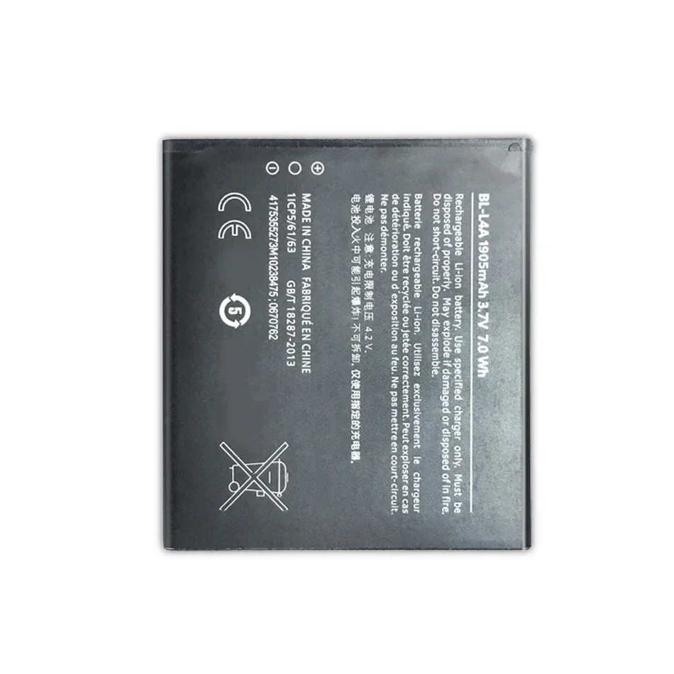 BL-L4A BV-L4A Сменный аккумулятор 2200 мАч для Nokia Lumia 535 830 RM984 RM-1090 RM-1089 BLL4A BL L4A + номер