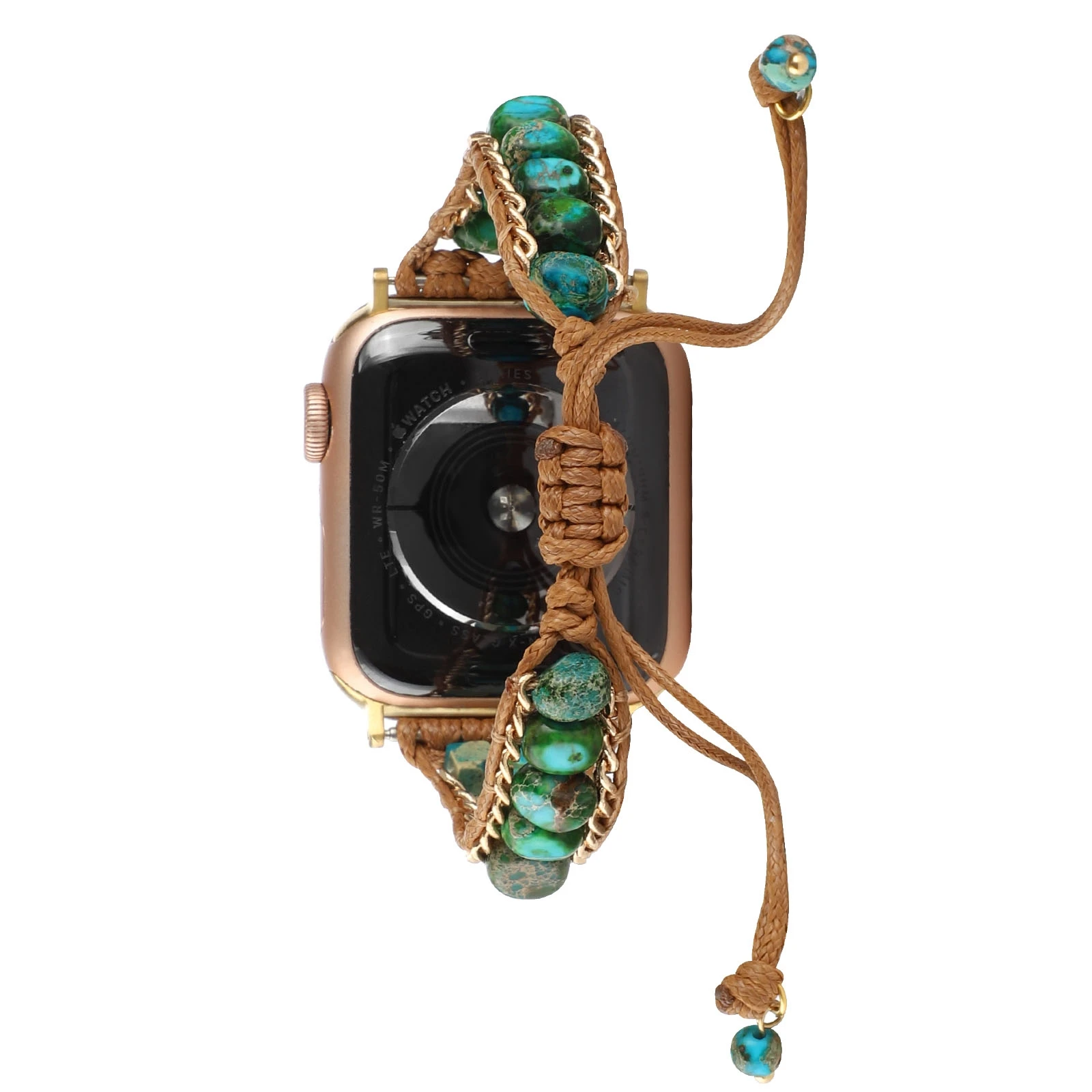 Bohemia Style Strap for Apple Watch band bracelet chain for Iwatch series87654321SE Ultra hand woven bead40 41 42 44 45mm women