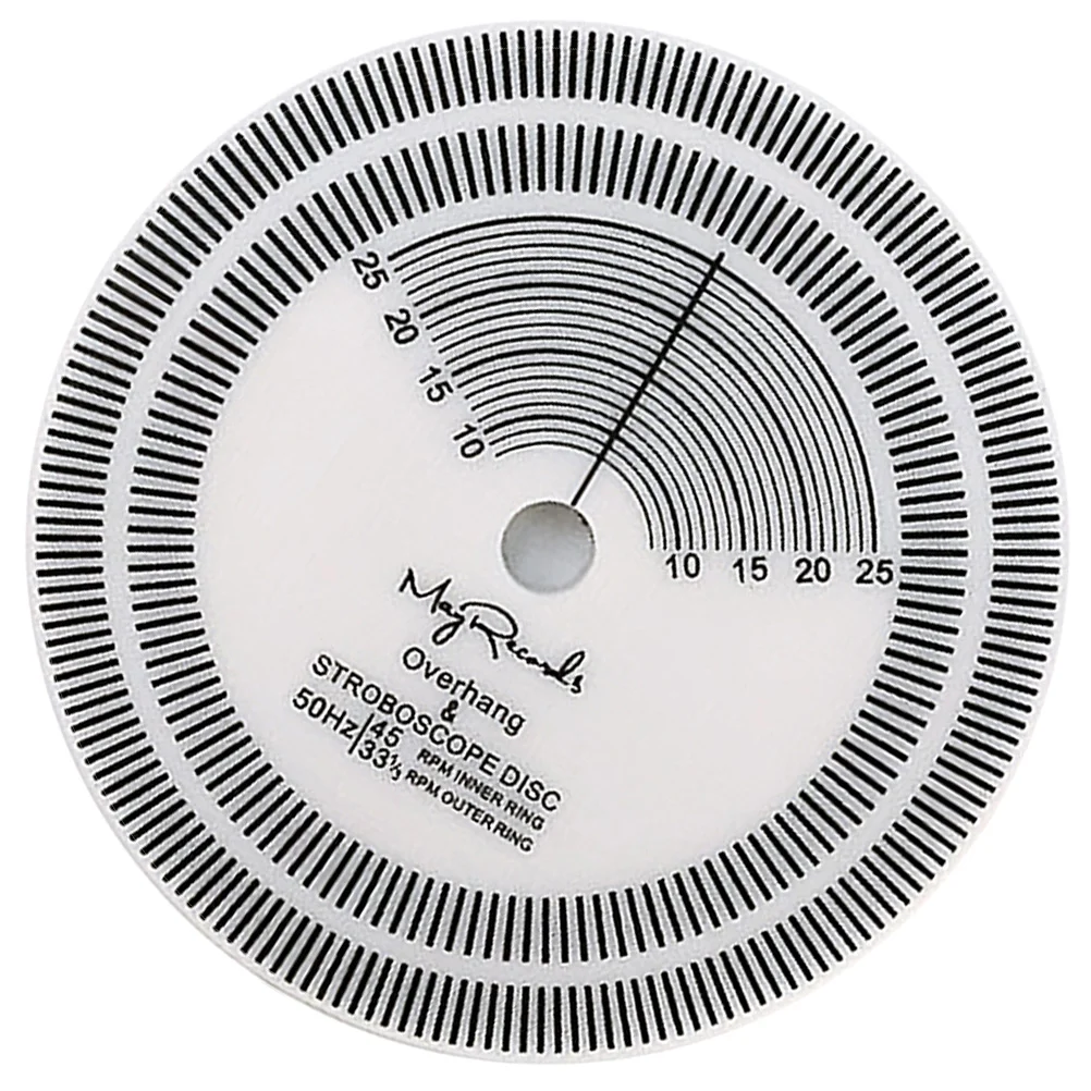 

Vinyl Record Speed Test Turntables Disc Stroboscopic Disk Records Phonograph Needle Distance Ruler Tool Acrylic Tester