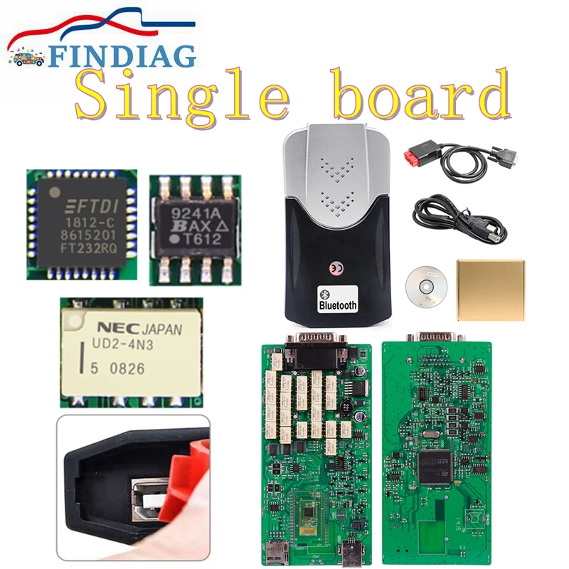 Диагностический сканер OBD2 Pro Multidiag Pro + Bluetooth USB R3 Keygen