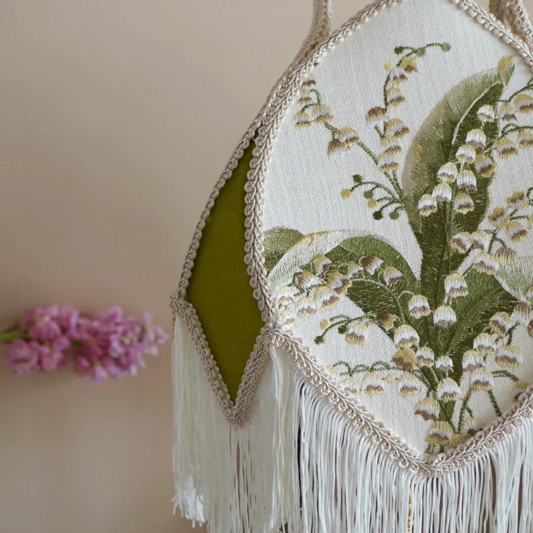 Classical series table lamp--Lily of valley hand made Vintage Table Lamp French lamp romantic girl bedroom bedside