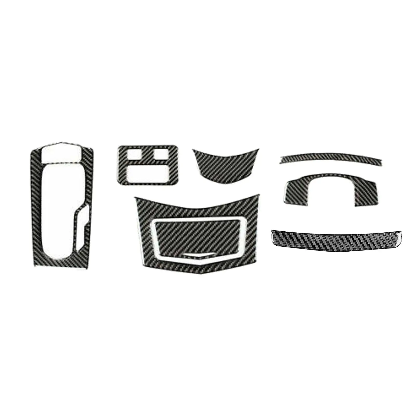 

8 Pieces Interior Trim Kit Automotive Decoration for Cadillac ATS 13-19