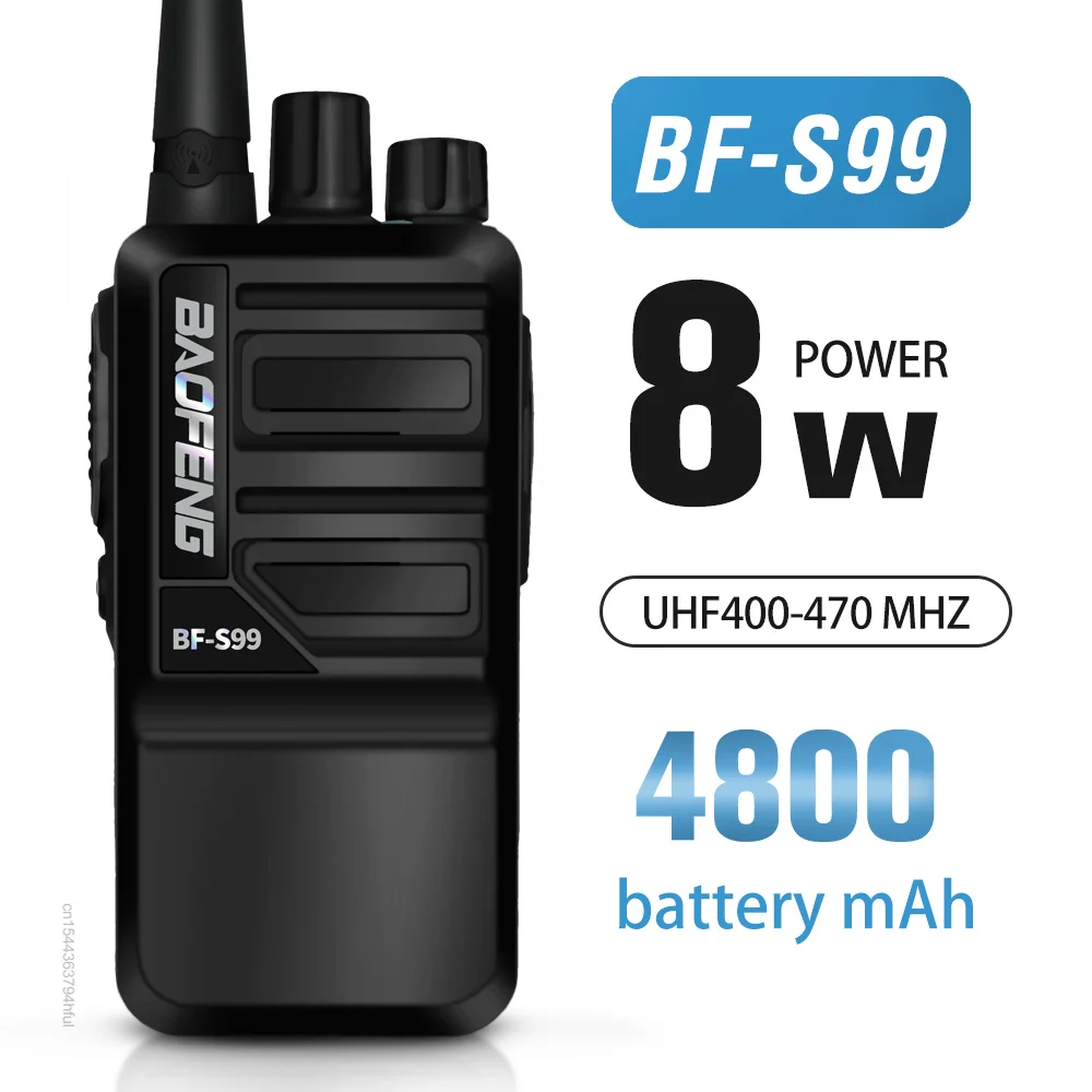 Wlakie Talkie BF-S99 Original Baofeng Two Way Radio BF S99 Handheld Ham CB 8W Update of BF-888S Intercom FM Transceiver |