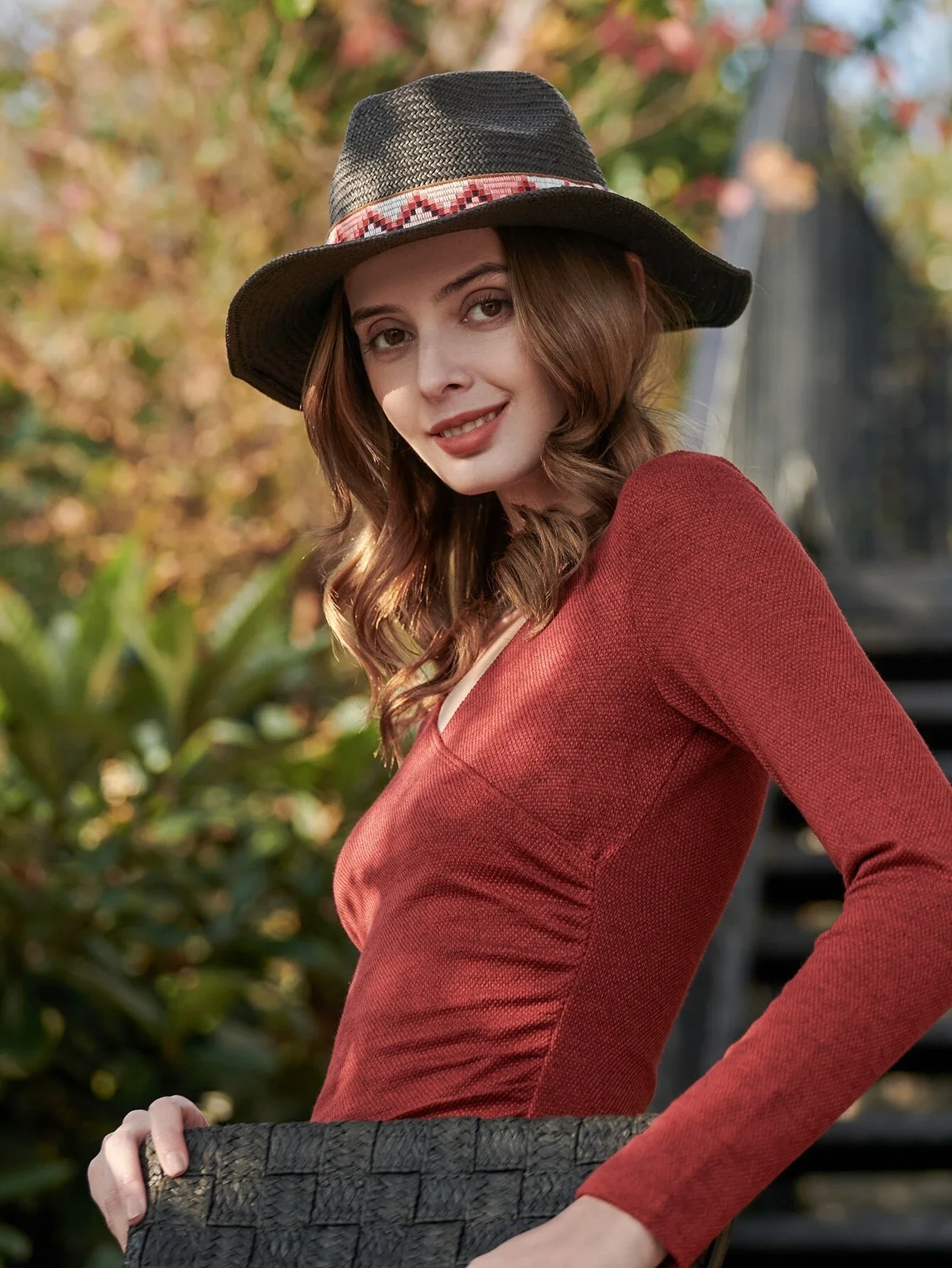 

Hats gorras sombreros capshat Geometric Pattern Straw Hat beach