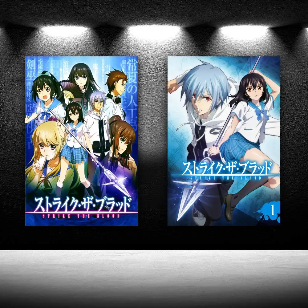 

Strike The Blood Sexy Anime Poster Premium Merchandise Decorative HD Painting Canvas Print Wall Art Living Room Posters Bedroom