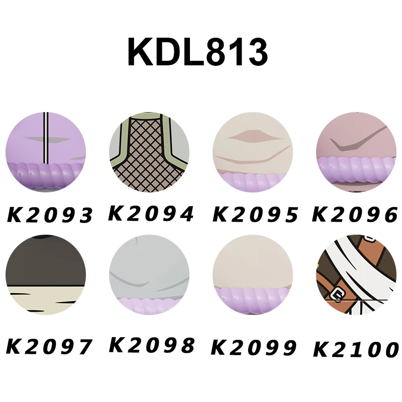 Фото KDL813 KDL812 Новое поступление Японские Аниме персонажи строительные блоки креативные фигурки образовательные игрушки для детей Подарки №2
